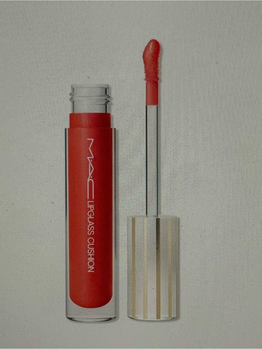 MAC  Lipglass Cushion Liquid Lip Gloss - Slippery mid-tone, pink with pearl NWOB